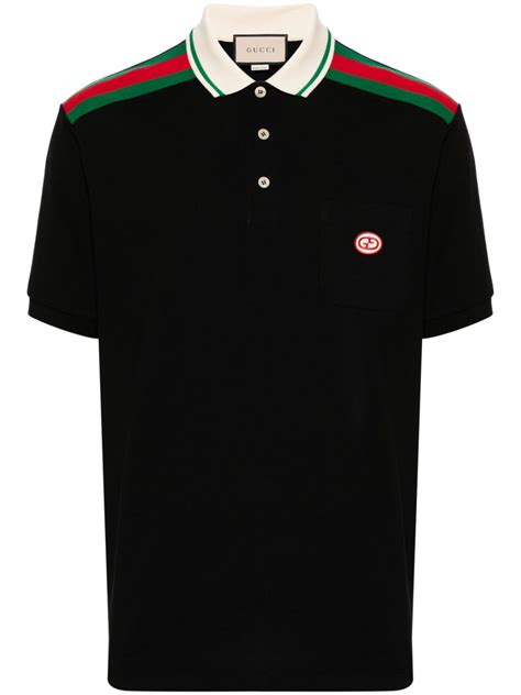 gucci polo herren|Gucci interlocking g shirt.